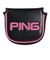 ピン（PING）ゴルフ カラーコード パターカバー マレット HC-U2509 BK 38597 CｺｰﾄﾞPCﾏﾚｯﾄ