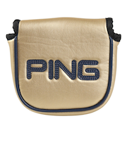 ピン（PING）ゴルフ カラーコード パターカバー マレット HC-U2509 GD 38597 CｺｰﾄﾞPCﾏﾚｯﾄ