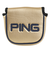 ピン（PING）ゴルフ カラーコード パターカバー マレット HC-U2509 GD 38597 CｺｰﾄﾞPCﾏﾚｯﾄ