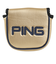 ピン（PING）ゴルフ カラーコード パターカバー マレット HC-U2509 GD 38597 CｺｰﾄﾞPCﾏﾚｯﾄ