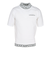 ゴルフウェア カラーロゴ 半袖ニットTシャツ LAK-25001white