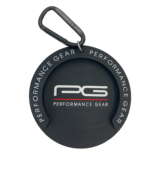 パフォーマンスギア（PG）ゴルフ カップ型ネームプレート PGIT5T3048 BLK