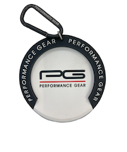 パフォーマンスギア（PG）ゴルフ カップ型ネームプレート PGIT5T3048 WHT