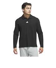 アディダス（adidas）ゴルフウェア ビヨンド ルーズフィット 長袖 ポロシャツ KKW56-JN3038 BLK