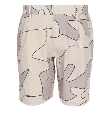 ゴルフウェア カモ柄ショーツ LAB-25008beige