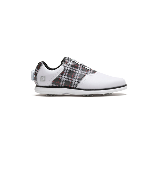 ゴルフシューズ イーコンフォート BOA WT/BK 98768 W