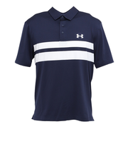 アンダーアーマー（UNDER ARMOUR）ゴルフウェア UVケア プレイオフ 3 ストリップ 半袖ポロシャツ 1378676 428