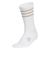 アディダス（adidas）クルー丈 スリーストライプ クッションソックス MGR52-JM0221