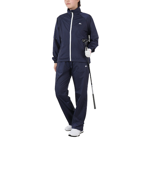 キャスコ（KASCO）ゴルフウェア レインウエア 雨具 上下セット 収納ポーチ付き KSRWL-002 NVY