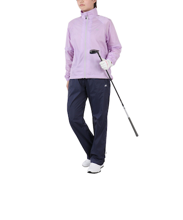 キャスコ（KASCO）ゴルフウェア レインウエア 雨具 上下セット 収納ポーチ付き KSRWL-002 LVD