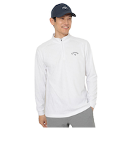 キャロウェイ（CALLAWAY）ゴルフウェア 長袖 ロゴジャカードハーフジップモックネック C25233102-1030
