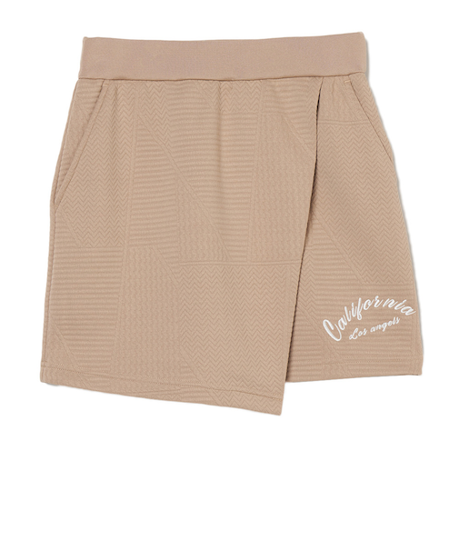 ROSASEN（ROSASEN）ゴルフウェア 膨れジャガード 巻き風 スカート 048-74841-25AW-052