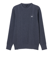 ROSASEN（ROSASEN）ゴルフウェア ケーブル編み 長袖 クルーネックニット 044-14811-25AW-096