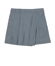 ROSASEN（ROSASEN）ゴルフウェア TC アシンメトリー プリーツスカート 045-74842-25AW-098