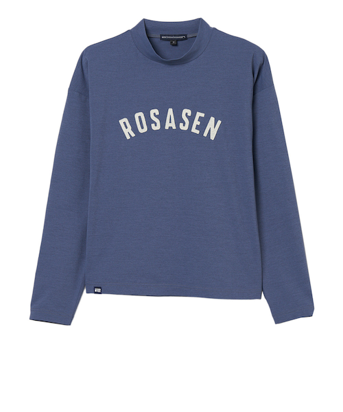ROSASEN(ROSASEN)ゴルフウェア ソロナ 長袖 モックネックシャツ 045-24811-25AW-095(Lady… ROSASEN（ROSASEN）ゴルフウェア ソロナ 長袖 モックネックシャツ 045