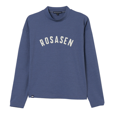 ROSASEN（ROSASEN）ゴルフウェア ソロナ 長袖 モックネックシャツ 045-24811-25AW-095