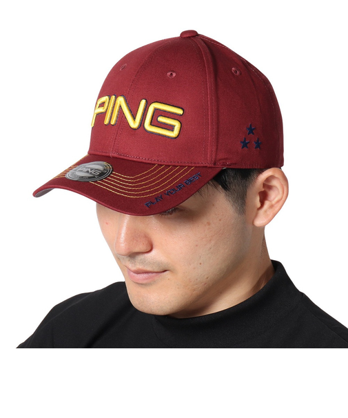 ピン（PING）ゴルフ 帽子 カラーコードカジュアルキャップ MRN HW-N2504 38524