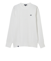 ROSASEN（ROSASEN）ゴルフウェア ケーブル編み クルーネックニット 044-14811-25AW-005