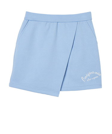 ROSASEN（ROSASEN）ゴルフウェア 膨れジャガード 巻き風 スカート 048-74841-25AW-091