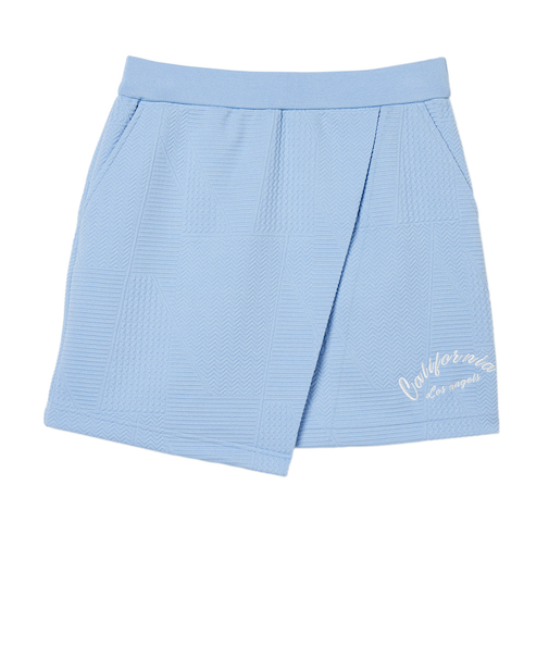 ROSASEN（ROSASEN）ゴルフウェア 膨れジャガード 巻き風 スカート 048-74841-25AW-091