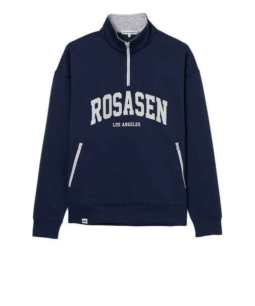 ROSASEN（ROSASEN）ゴルフウェア 膨れジャカード プルオーバー 047-34811-25AW-098