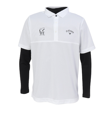 キャロウェイ（CALLAWAY）ゴルフウェア 吸汗速乾 セットシャツ インナー付き C25234108-1030