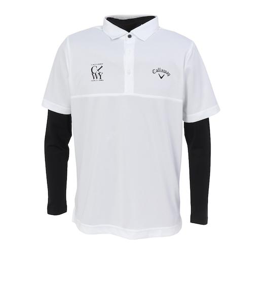 キャロウェイ（CALLAWAY）ゴルフウェア 吸汗速乾 セットシャツ インナー付き C25234108-1030