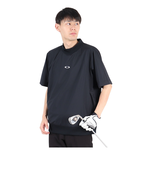 オークリー（OAKLEY）ゴルフウェア 撥水 半袖 モックネック プル