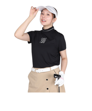 キャロウェイ(CALLAWAY)ゴルフウェア ストレッチ UVケア 半袖モックネックシャツ C25234202-1010