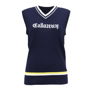 キャロウェイ（CALLAWAY）ゴルフウェア Vネック リブニットベスト C25219200-1120