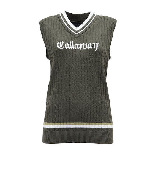 キャロウェイ（CALLAWAY）ゴルフウェア Vネック リブニットベスト C25219200-1180