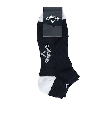キャロウェイ（CALLAWAY）ゴルフ 抗菌防臭 表パイルアンクルソックス C25293100-1120