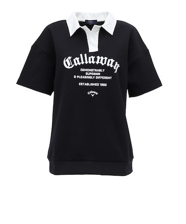キャロウェイ（CALLAWAY）ゴルフウェア 半袖 スウェット ポロシャツ C25217201-1010