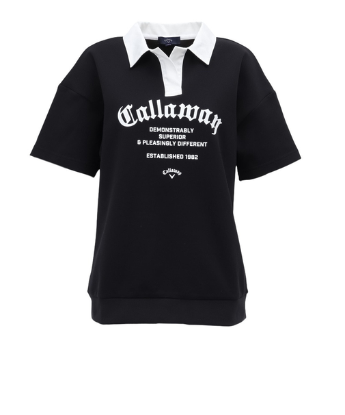 キャロウェイ（CALLAWAY）ゴルフウェア 半袖 スウェット ポロシャツ C25217201-1010