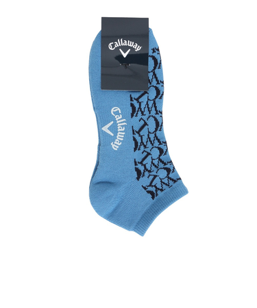 キャロウェイ（CALLAWAY）ゴルフ 抗菌防臭 ロゴ編アンクルソックス C25293102-1110
