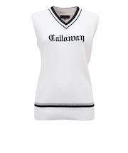 キャロウェイ(CALLAWAY)ゴルフウェア Vネック リブ ニットベスト C25219200-1030