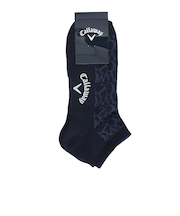 キャロウェイ（CALLAWAY）ゴルフ 抗菌防臭 ロゴ編アンクルソックス C25293102-1120