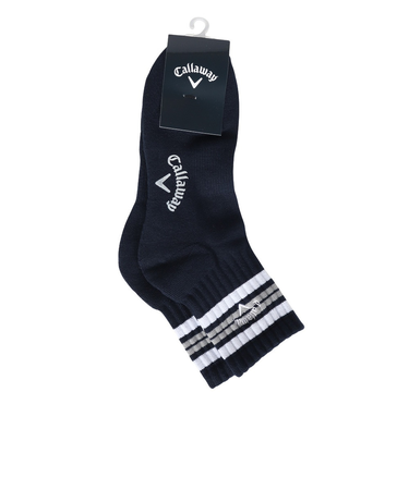 キャロウェイ（CALLAWAY）ゴルフ 抗菌防臭 足底パイル 定番 ショートソックス C25293103-1120