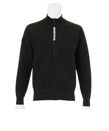 ブリーフィング(BRIEFING)ゴルフウェア 長袖 MS WR ニット ハーフジップトップ BRG253M31-010
