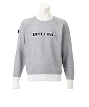 ブリーフィング(BRIEFING)ゴルフウェア 長袖 MS BIRDS EYE ロゴ クルーネックニット BRG253M33-000