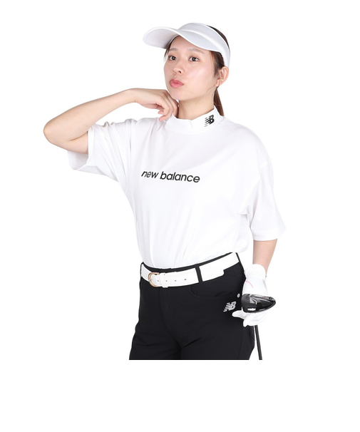 ニューバランス（new balance）ゴルフウェア 半袖 モックネック プルオーバー 012-5266501-030