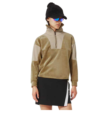 オークリー（OAKLEY）ゴルフウェア 吸汗速乾 アウター ELEVATE プルオーバー ハーフジップフリース FOA500905-87D