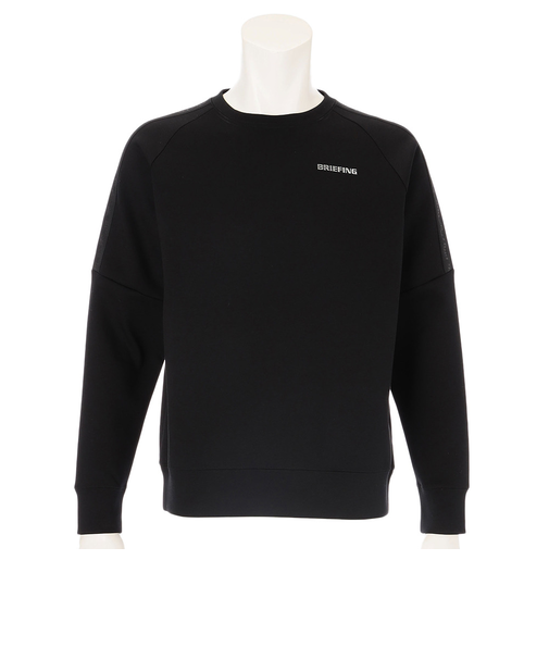 ブリーフィング(BRIEFING)ゴルフウェア 長袖 MS WARM LOGO LINE クルーネック BRG253M38-010