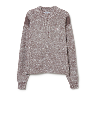 ROSASEN（ROSASEN）ゴルフウェア 長袖 ミックスヤーンニット 048-14011-25AW-052