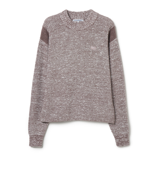 ROSASEN（ROSASEN）ゴルフウェア 長袖 ミックスヤーンニット 048-14011-25AW-052