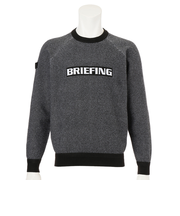 ブリーフィング（BRIEFING）ゴルフウェア 長袖 MS BIRDS EYE ロゴ クルーネックニット BRG253M33-010