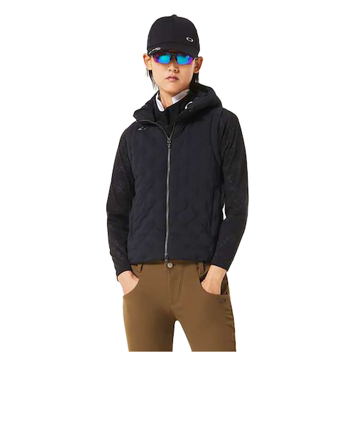 オークリー（OAKLEY）ゴルフウェア 吸湿発熱 アウター ELEVATE TUBULAR DETACHABL ジャケット FOA500878-02E