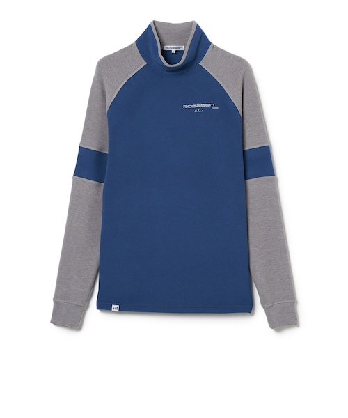 ROSASEN(ROSASEN)ゴルフウェア 吸湿発熱 長袖モックシャツ 047-24011-25AW-095(Men’s) ROSASEN（ROSASEN）ゴルフウェア 吸湿発熱 長袖モックシャツ 047-24011