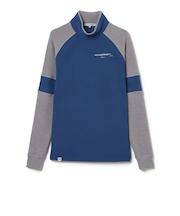 ROSASEN(ROSASEN)ゴルフウェア 吸湿発熱 長袖モックシャツ 047-24011-25AW-095