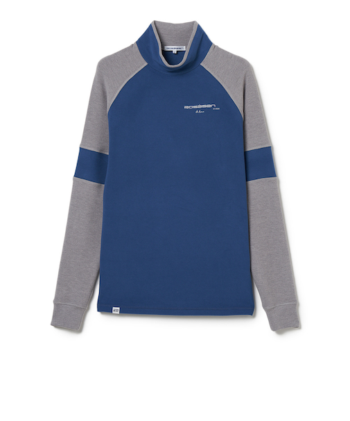 ROSASEN（ROSASEN）ゴルフウェア 吸湿発熱 長袖モックシャツ 047-24011-25AW-095